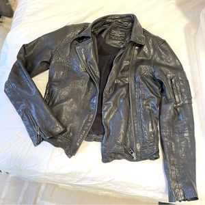 SUPER Soft Allsaints Leather Marsden Moto/Biker Jacket